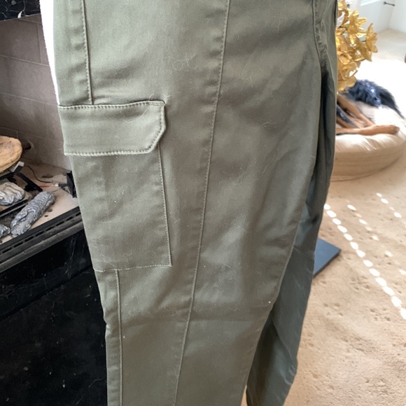 NWT “Soho NY&Co” olive drab fatigue style leggings - Picture 4 of 9